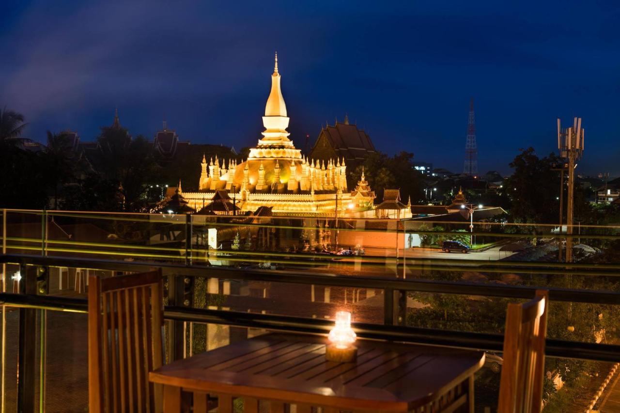 Thatluangview Hotel Vientiane Exterior photo